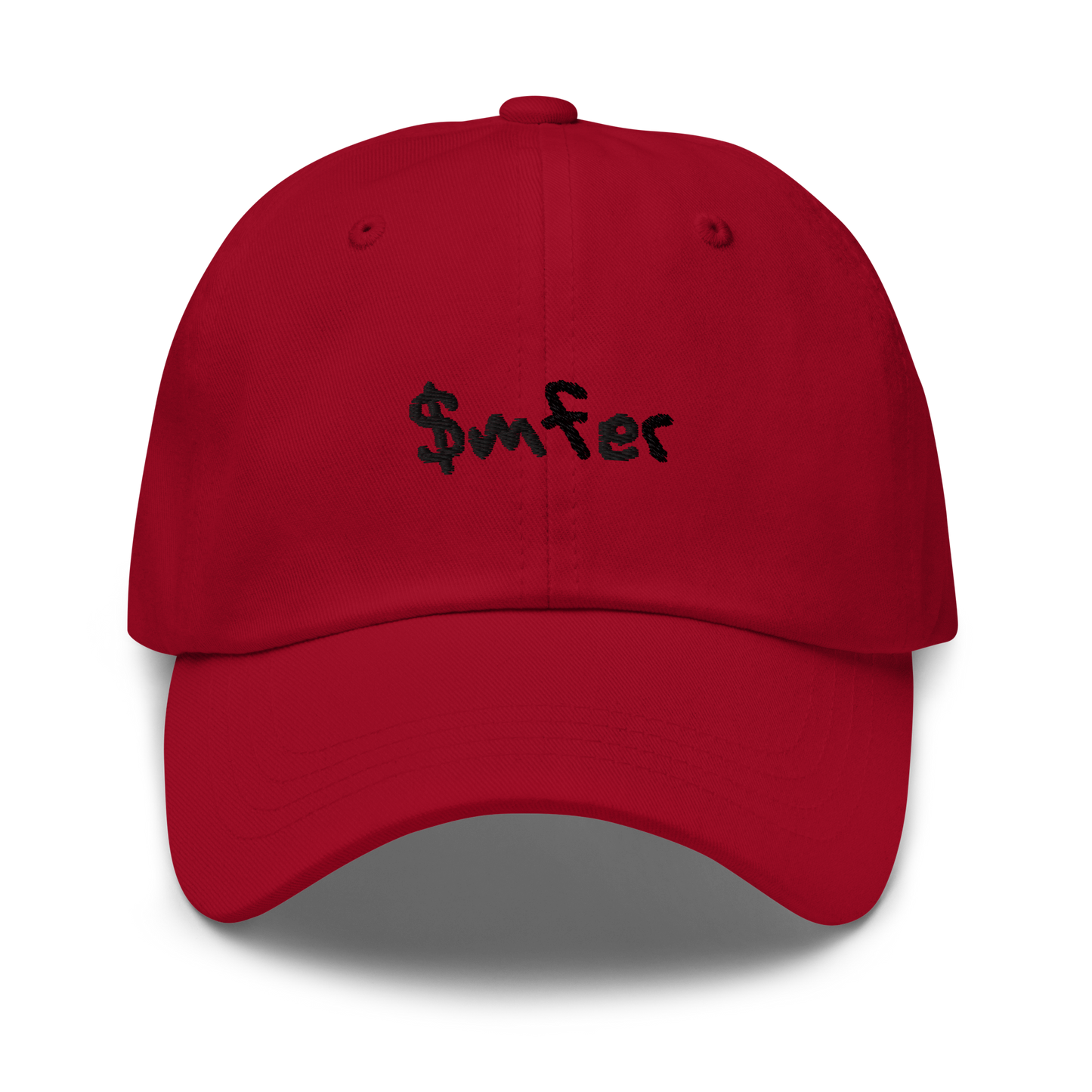 $mfer hat black text