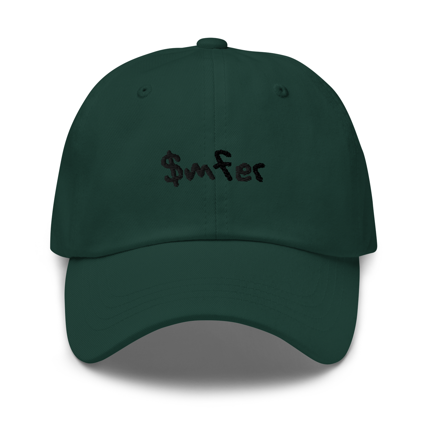 $mfer hat black text