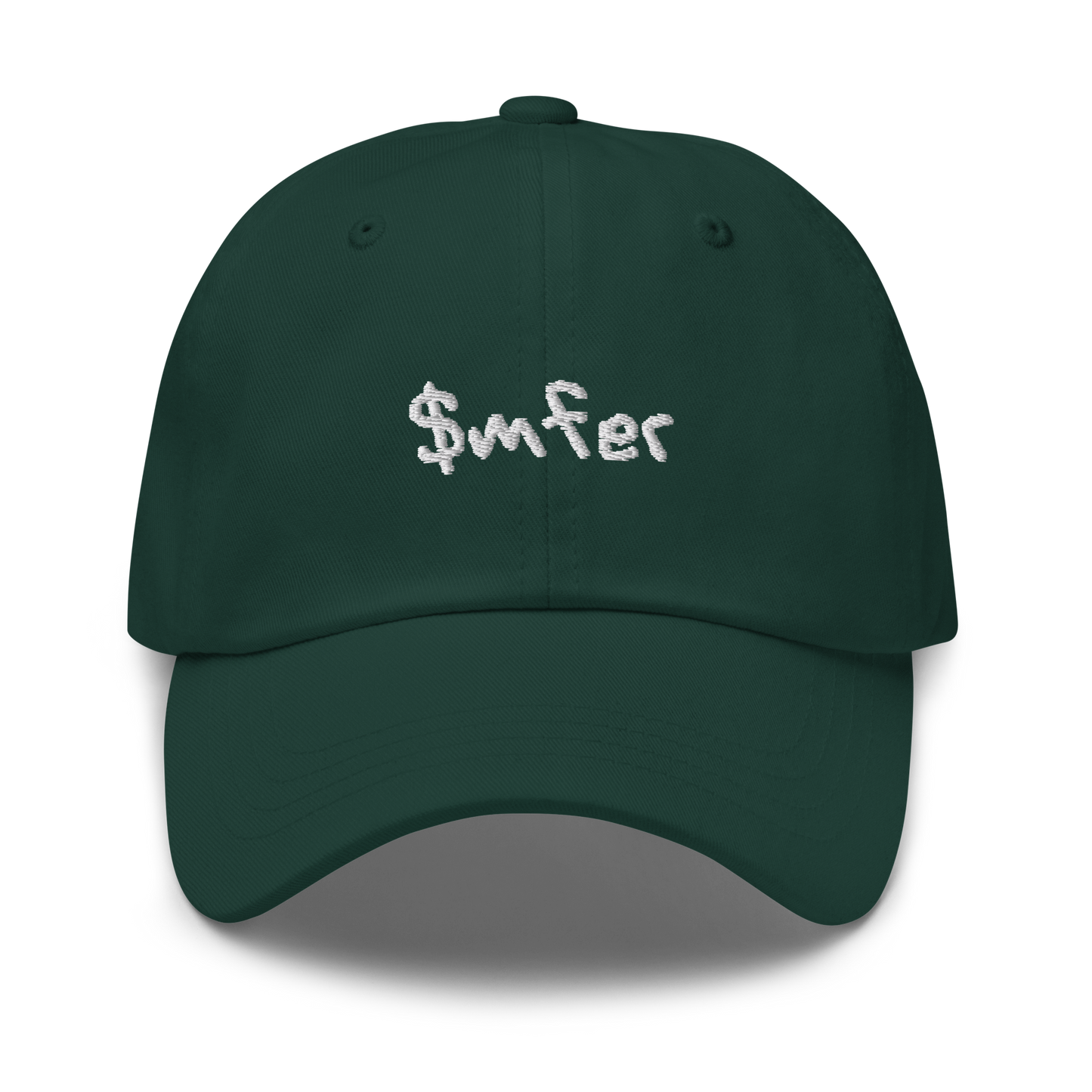 $mfer hat white text