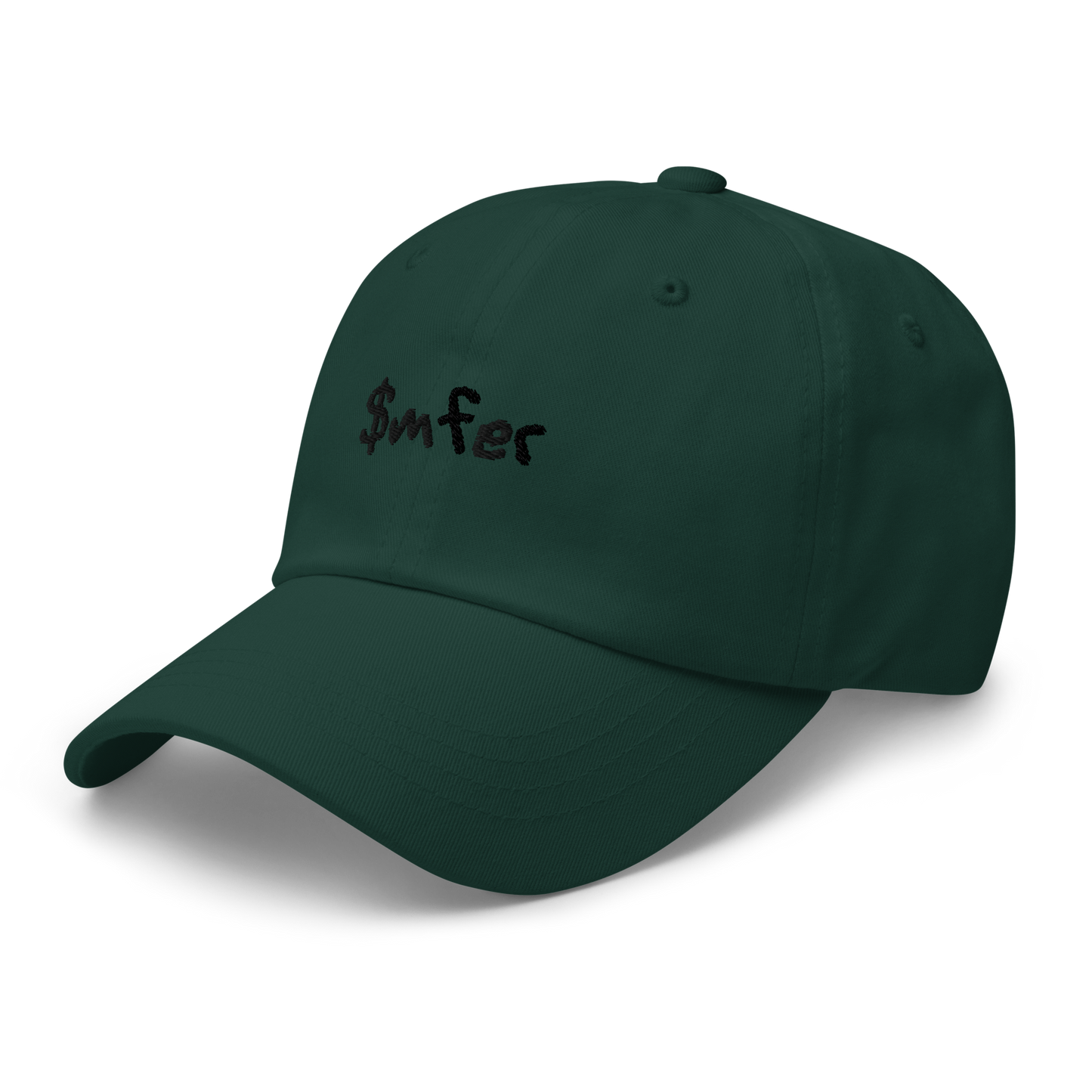 $mfer hat black text