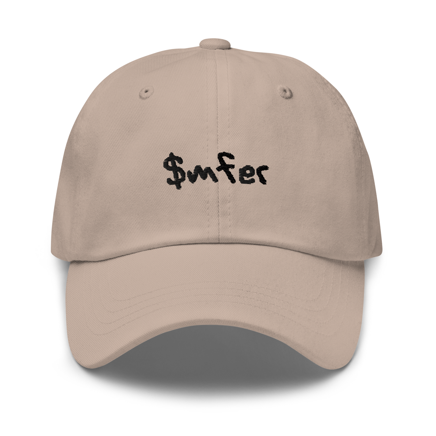 $mfer hat black text
