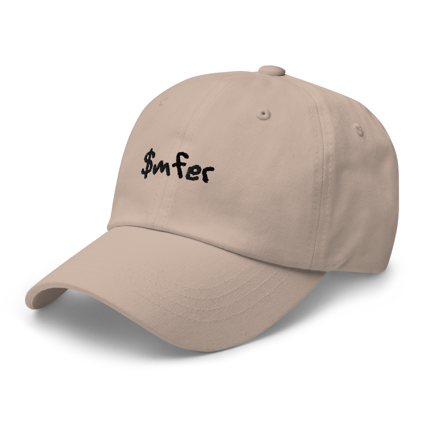 $mfer hat black text