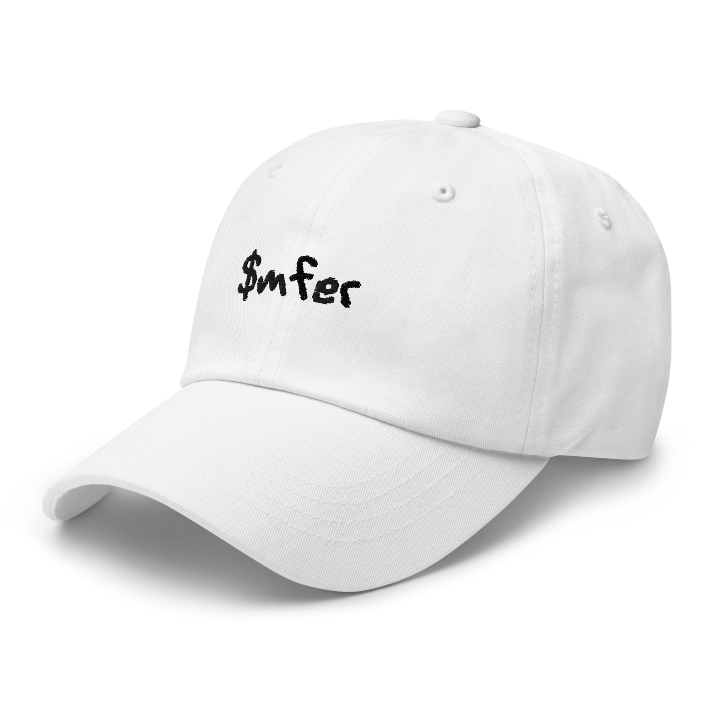 $mfer hat black text