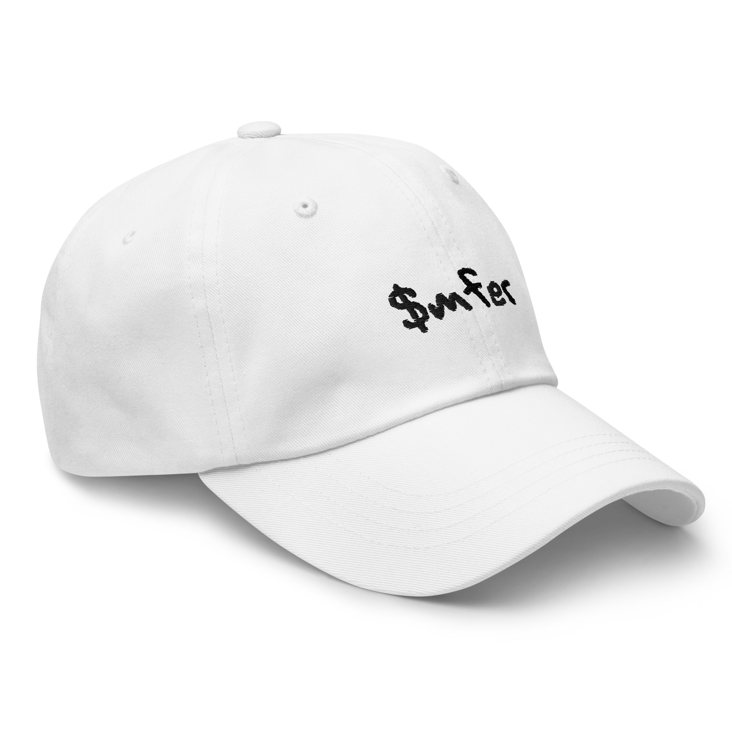 $mfer hat black text