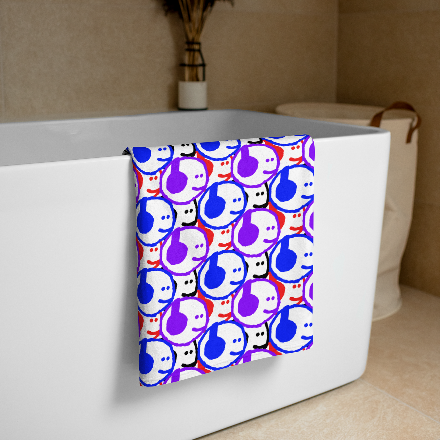 mfer towel wild berry