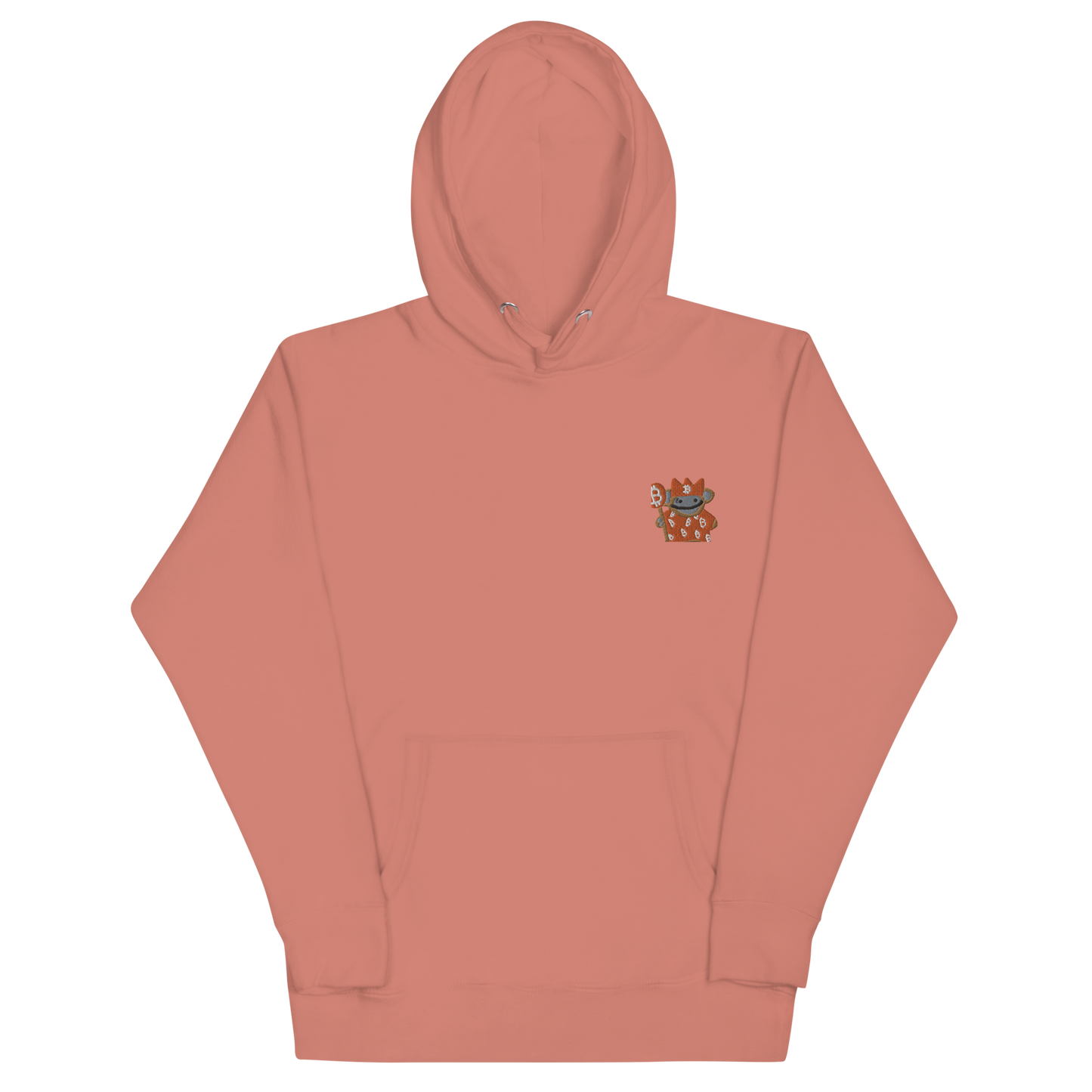 bitcoin puppet embroidered hoodie