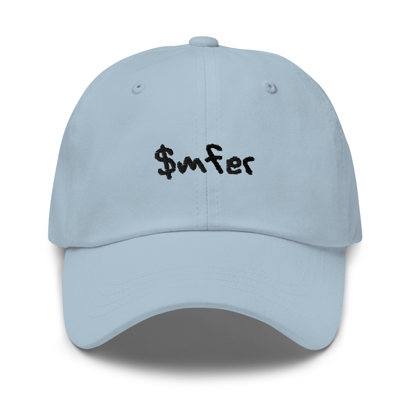 $mfer hat black text